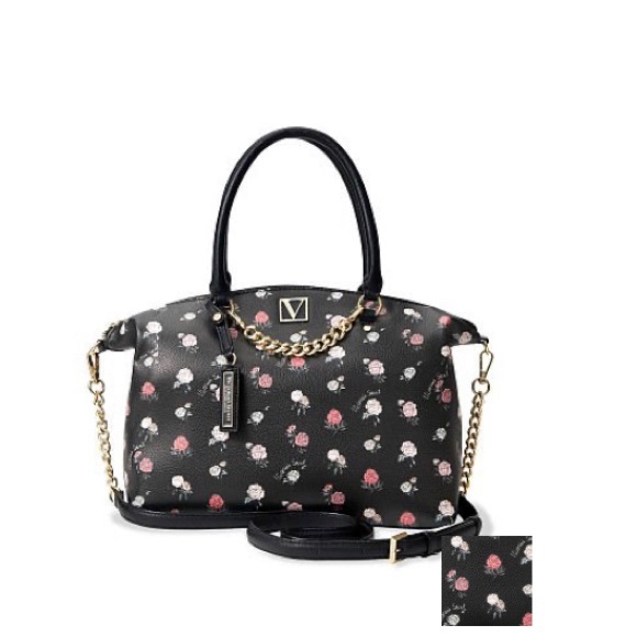 Victoria's Secret Handbags - Pre Owned Victoria’s Secret  Floral Slouchy Satchel